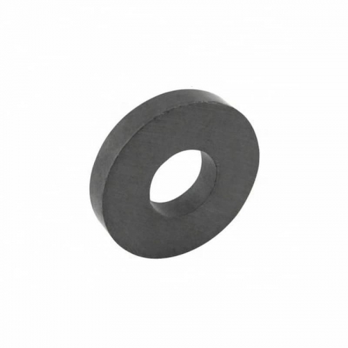 Permanent ferrite ring magnet for speaker