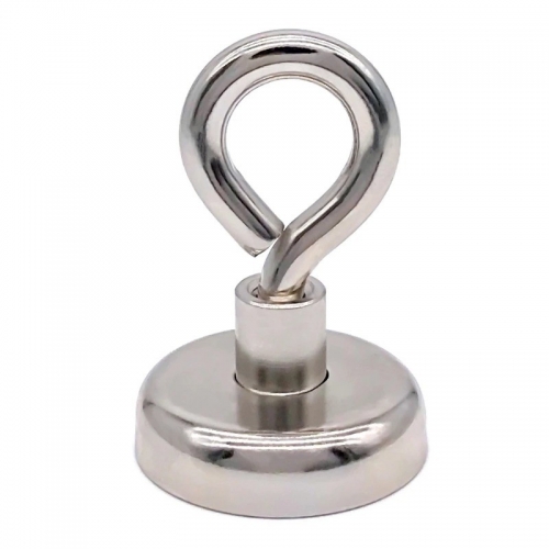 Silver white magnet hook