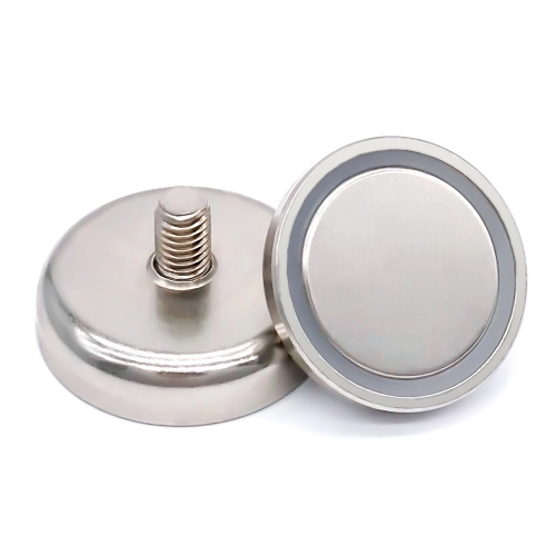Neodymium Pot Magnet With External Thread