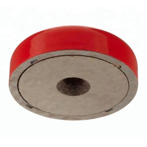 Alnico Pot Magnet Red Color Coated