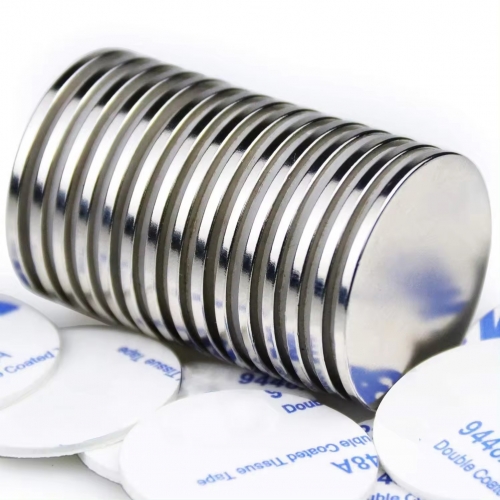 neodymium round magnet with adhesive