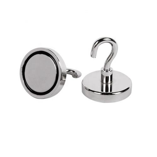 Neodymium magnet with hooks