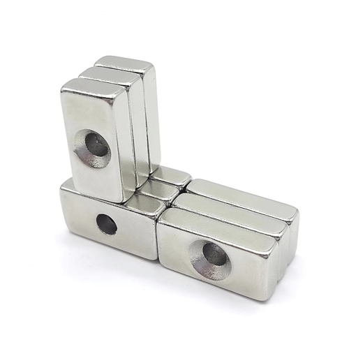 Block Countersunk Hole Magnets