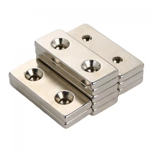 Block Countersunk Hole Magnets